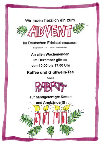 Advent im Edelsteinmuseum